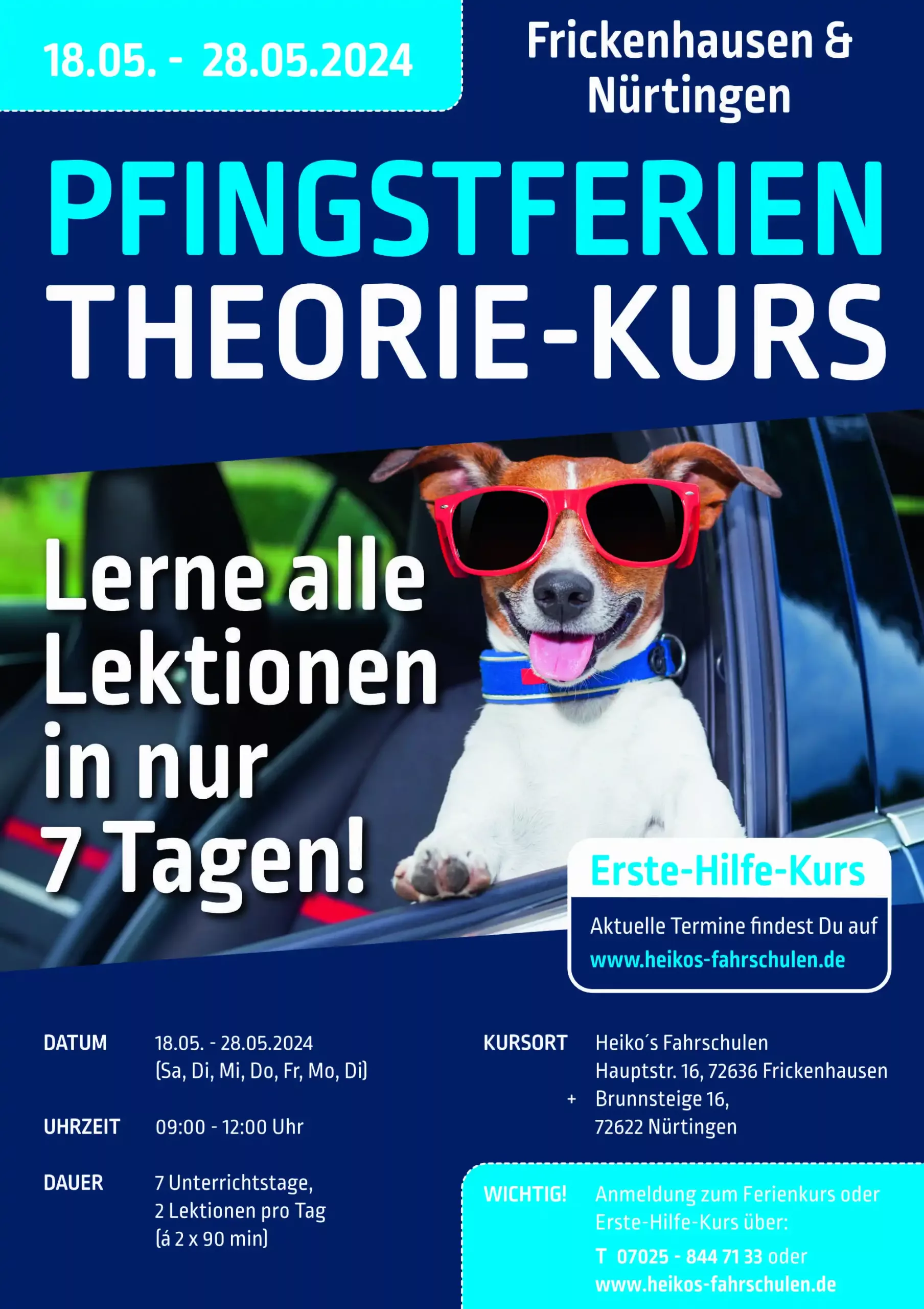 pfingstferienkurs frickenhausen 2024-theorie kurs-heikos fahrschule-pfingstferienkurs nürtingen